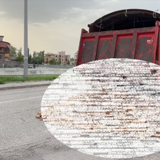 Шок! Трупове се изсипаха от камион в Хасково, миризмата е страшна ВИДЕО 18+