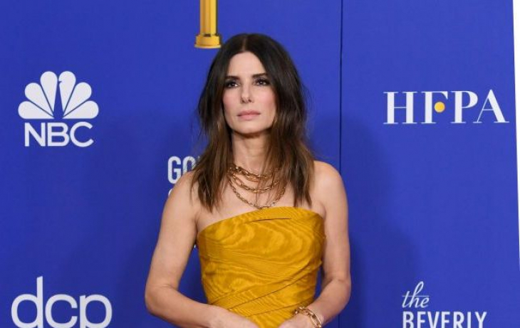 Sandra Bullock appeared after the death of her lover