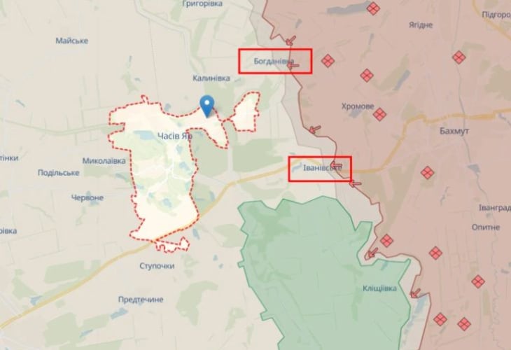 ВСУ: Руснаците разгръщат настъплението си към Часов Яр, битки се водят в Ивановское и Богдановка