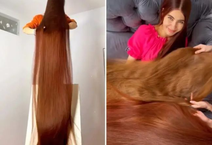 Алия има най-дългата коса в света - мие я веднъж седмично и я суши 24 часа ВИДЕО