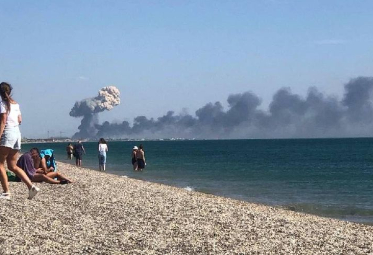 A rocket fell on a well-known seashore within the Black Sea, individuals had been killed and injured