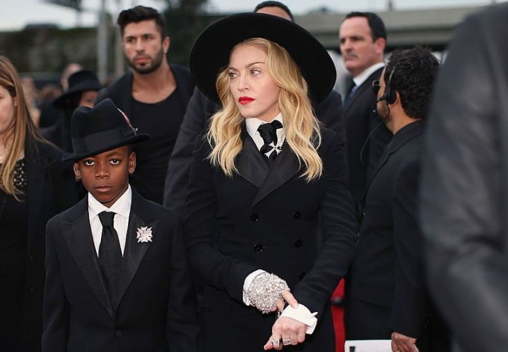 Madonna’s son is hungry, there isn’t a cash for meals