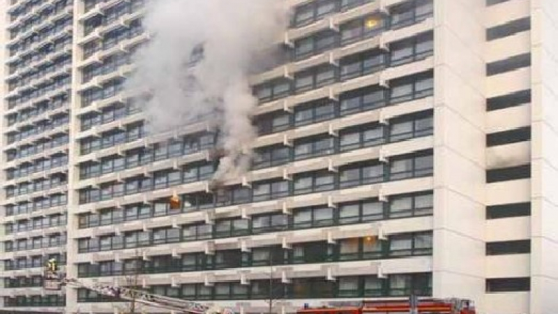 Пожар избухна в студентско общежитие