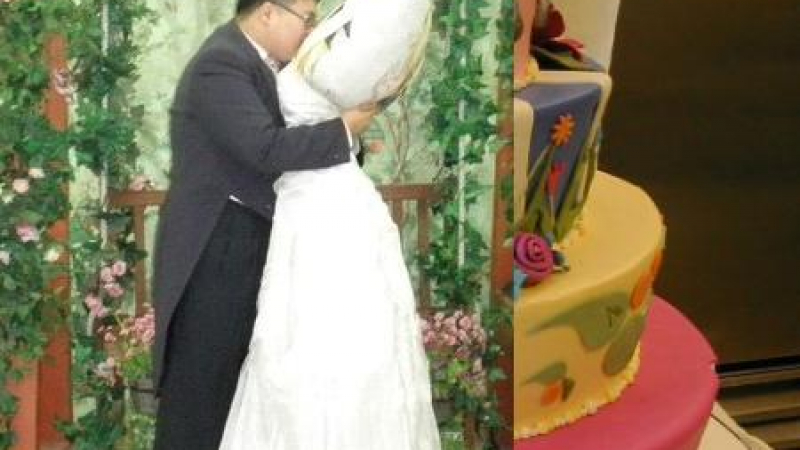 Мъж се ожени за възглавница