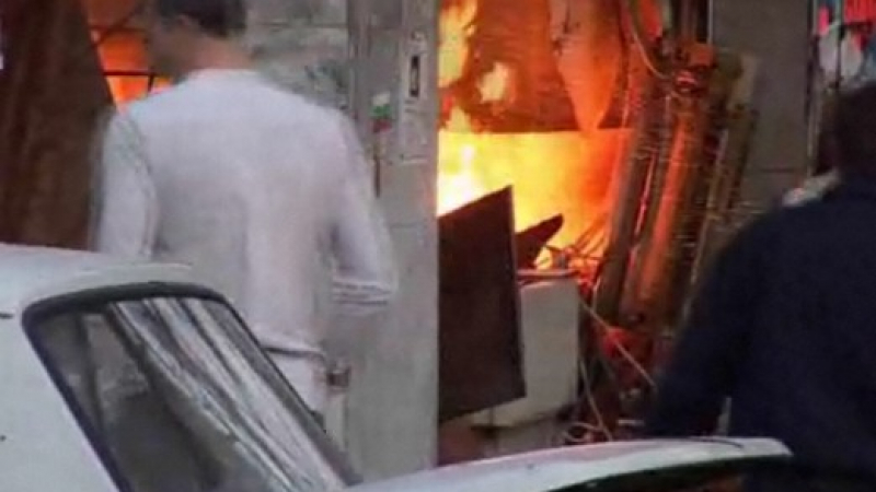 Газова бутилка се взриви в центъра на Велико Търново, 10 обгорени и ранени