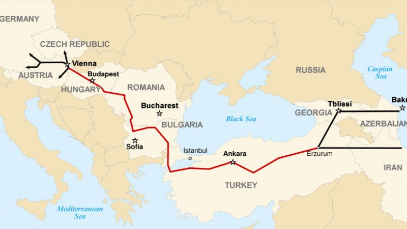 „Набуко” застрашен от караница между Азербайджан и Турция