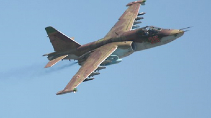 Катастрофирал азербайджански щурмови самолет Су-25