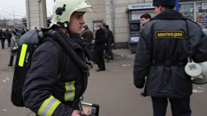 Бизнесмен се взриви пред супермаркет в Москва