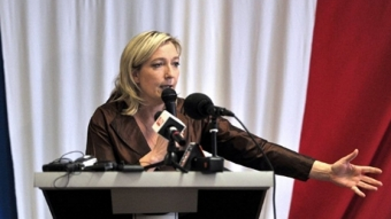 На Мари Льо Пен предсказаха лидерство в първия тур на президентските избори