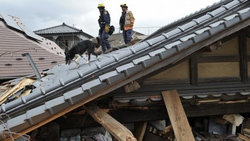 Ново силно земетресение люля Япония