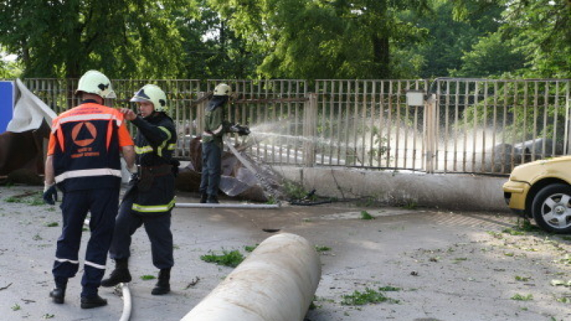 Взриви се метанстанция в Пловдив