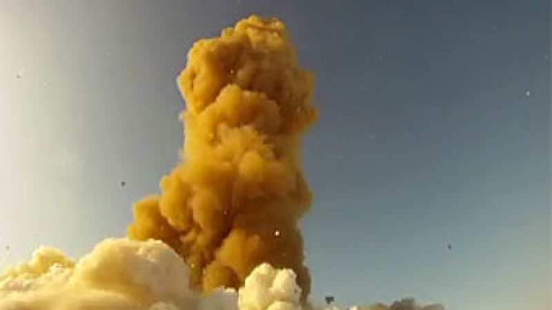 Уникален видеозапис от старта на руска противоракета от ПРО на Москва