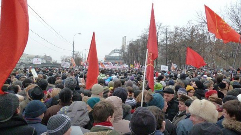 Москва излиза на протест срещу властта в Кремъл