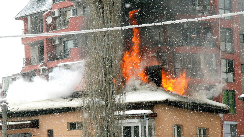 Огнен ад в Пловдив