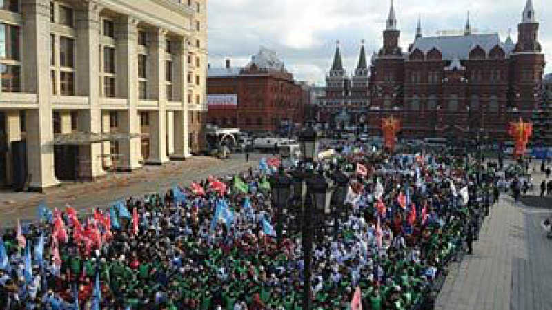 Московската полиция предотврати атентат на митинг на Манежния площад