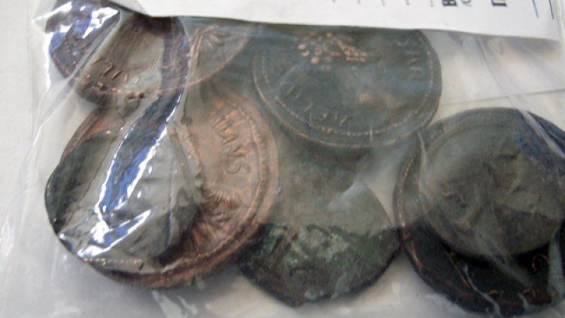 Във Видин спипаха антични монети и украшения