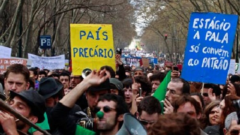 Стачката в Португалия прерасна в бой