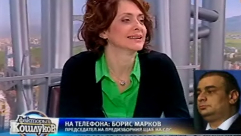Скандал в TV7: Надежда Нейнски отказала да седне в едно студио с Борис Марков