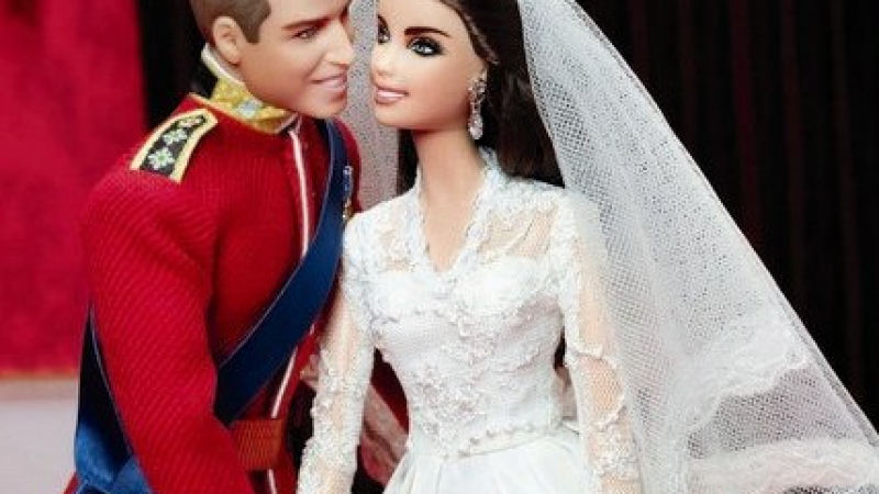 Продават барби кукли на Уилям и Кейт за годишнината от сватбата им  