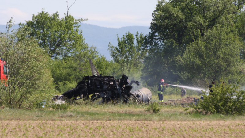 Шефът на ВВС видял пожара в МиГ-29