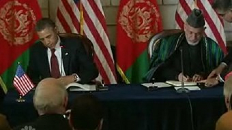 Обама и Карзай подписаха договор за стратегическо партньорство