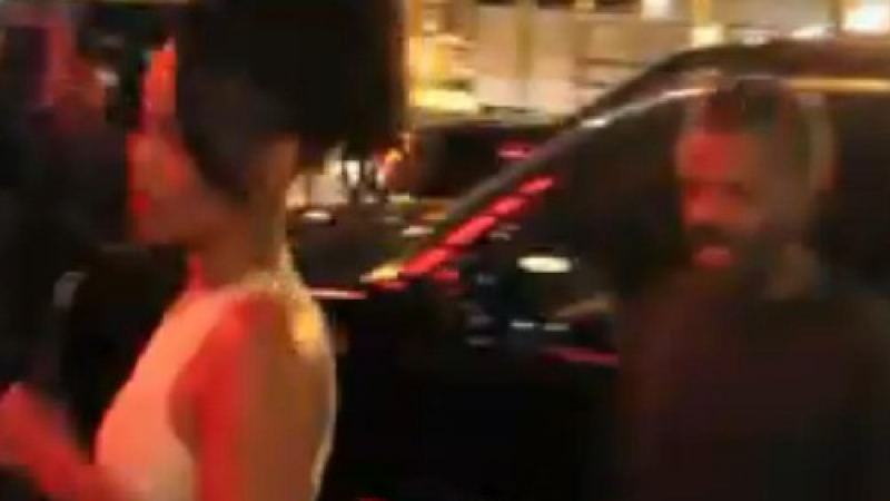Риана и Крис Браун - отново хванати да купонясват заедно (ВИДЕО)