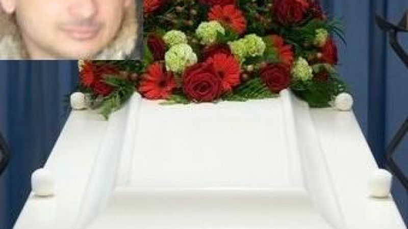 Погребаха застреляния Васил Донев като абитуриент - в бял ковчег
