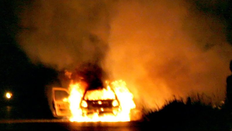 “Голф” стана на пепел в софийско село  