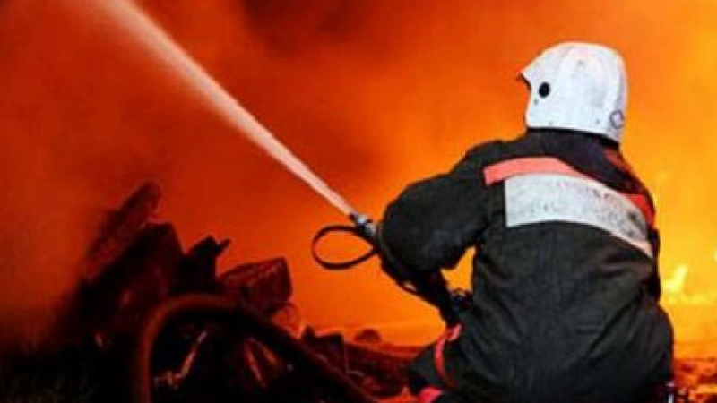 Консервна фабрика изгоря край Петрич, няма пострадали