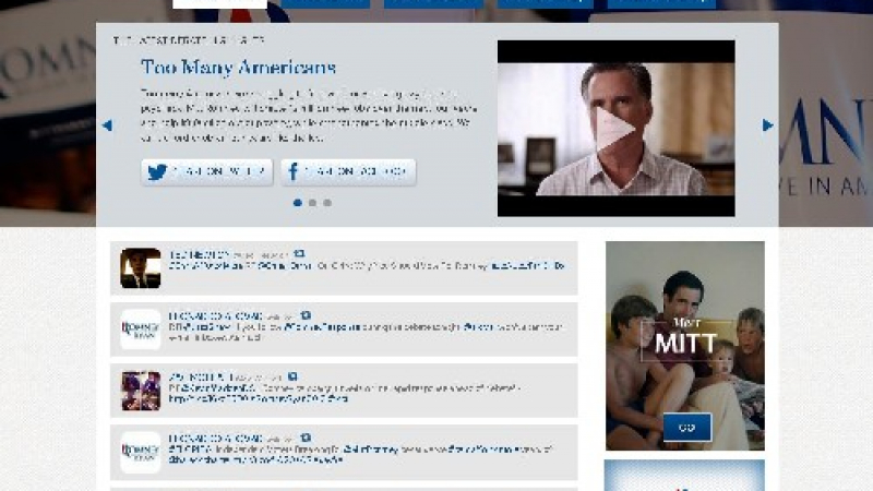 Щабът на Мит Ромни се подкрепи с мултимедиен сайт преди дебата с Обама