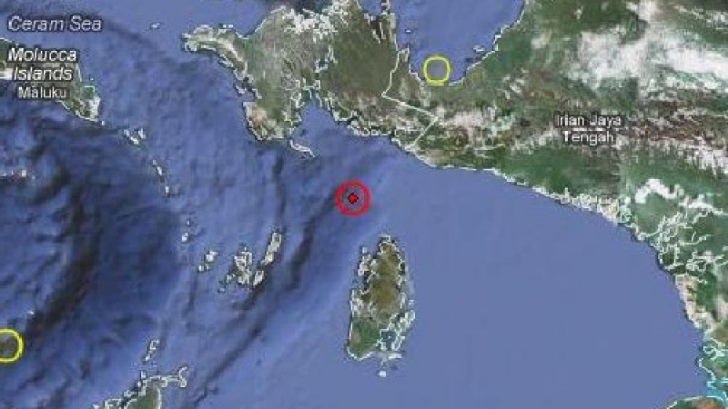Земетресение с магнитуд 5.3 разтърси Източна Индонезия