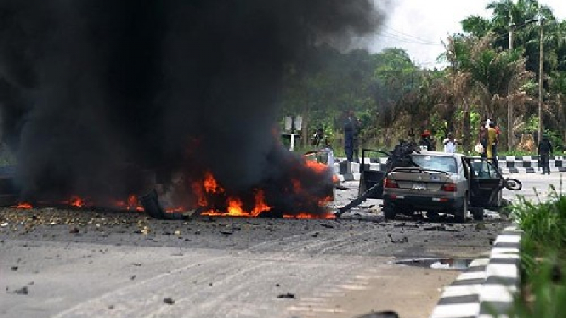Най-малко 15 взрива разтърсиха град в Нигерия 