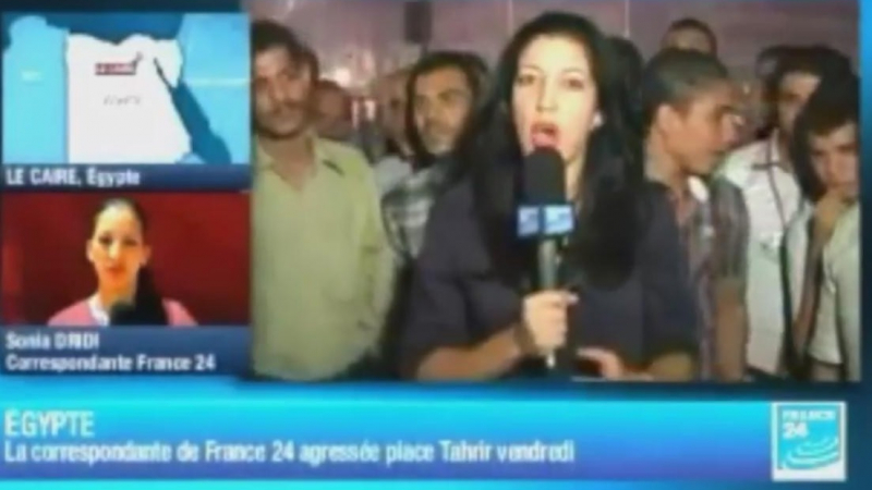 Шок на пл. &quot;Тахрир&quot;: Араби се опитаха да изнасилят журналистка в ефир (ВИДЕО)