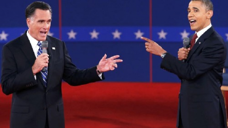 Барак Обама и Мит Ромни в последен ТВ сблъсък преди вота 