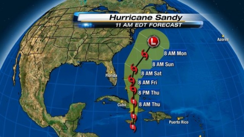 Ураганът “Санди” връхлетя Ямайка (ВИДЕО)