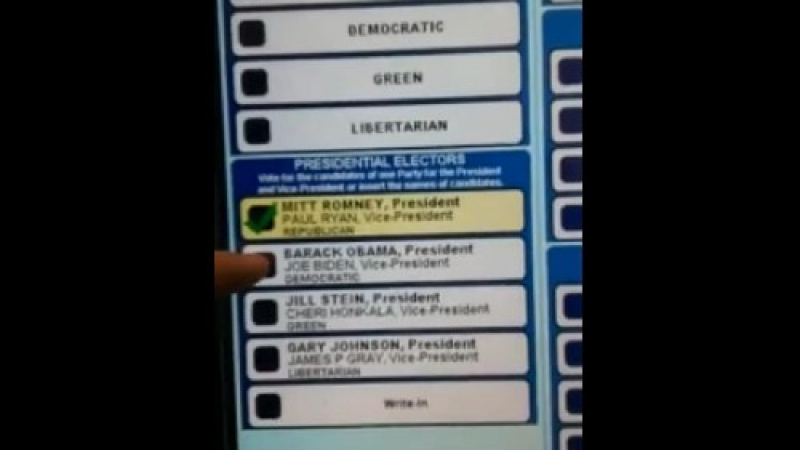 Отново скандал: Машина за гласуване в Пенсилвания дава гласовете за Обама на Ромни 