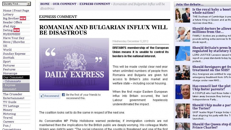 Нашенци и румънци погубват Великобритания 