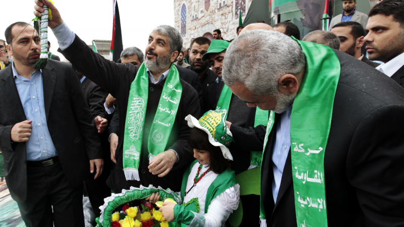 “Хамас” празнува рожден ден с визита на лидера си в изгнание в Палестина