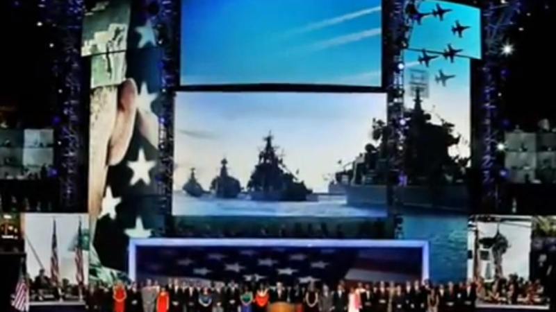 Не е само Плевнелиев: Обама поздрави ветераните на фона на руски бойни кораби