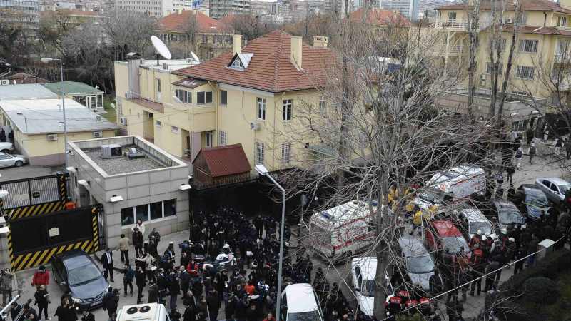 Атентатът в Анкара - на улицата на българското посолство 