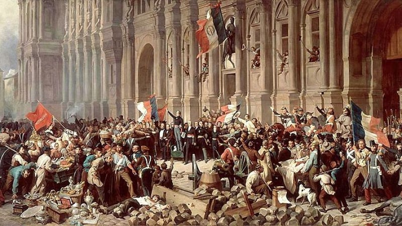 22.2.1848 г.: В Париж започва Френската революция от 1848 г.