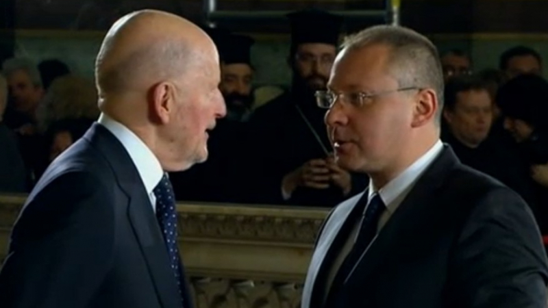 Царя и Станишев се събраха в очакване на новия патриарх 