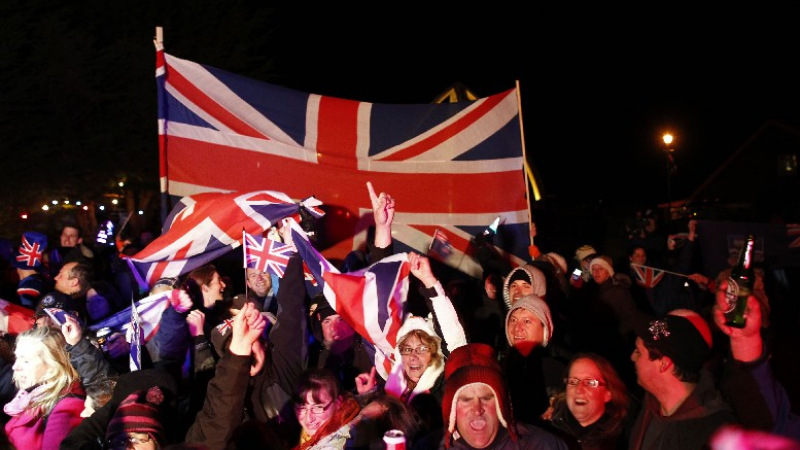 Британците на Фолклендските острови гласуваха да останат поданици на Короната 
