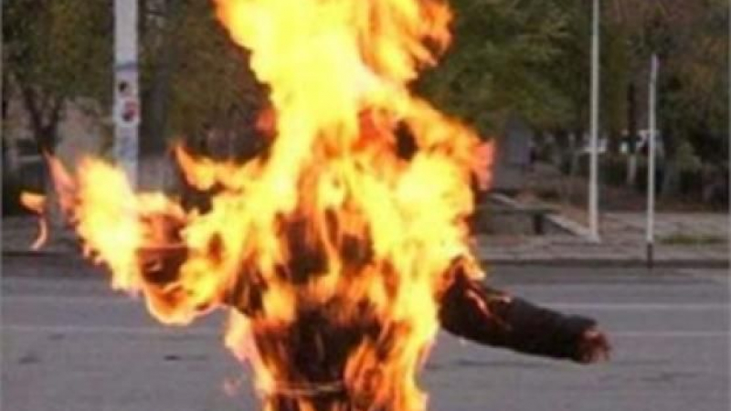 73-годишен опита да се самозапали пред Президентството 