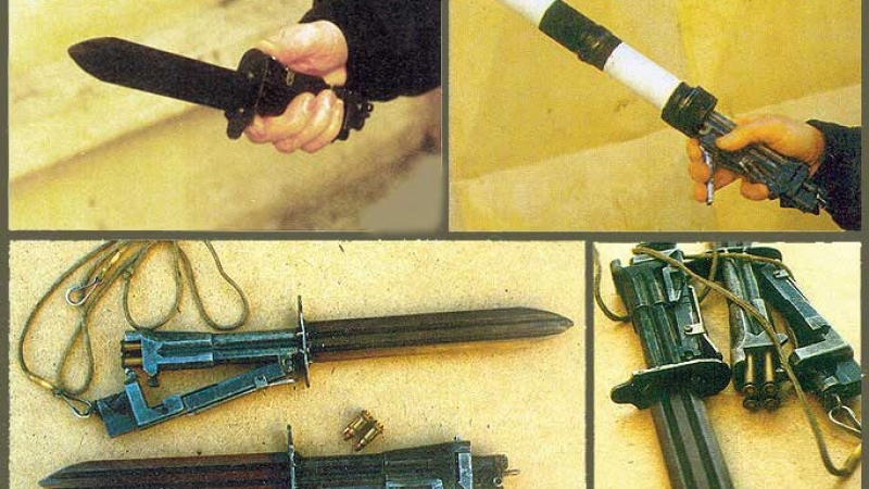 Руски нож стреля през четири цеви, дупчи бронежилетки като басма (СНИМКИ/ВИДЕО)