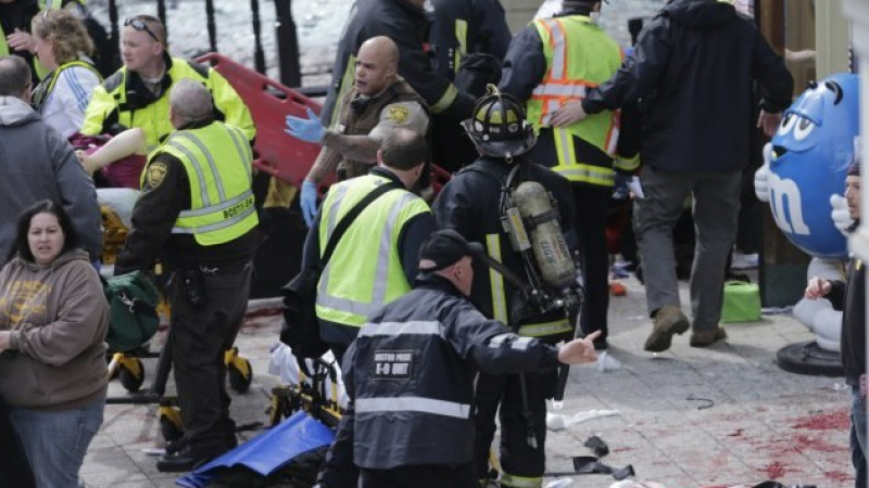 Бомбите в Бостън са били пълни с гилзи от пушка (ВИДЕО)
