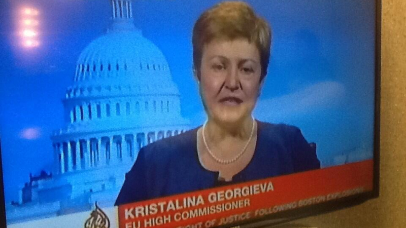 “Ал Джазира” произведе Кристалина Георгиева в американски президент