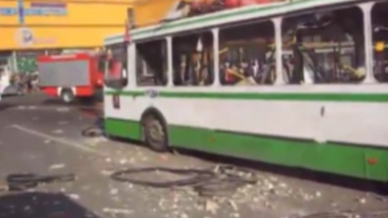 Автобус се взриви в Москва, има пострадали (ВИДЕО)