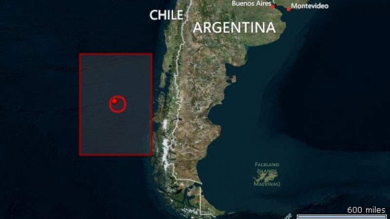 Мощно земетресение край Чили