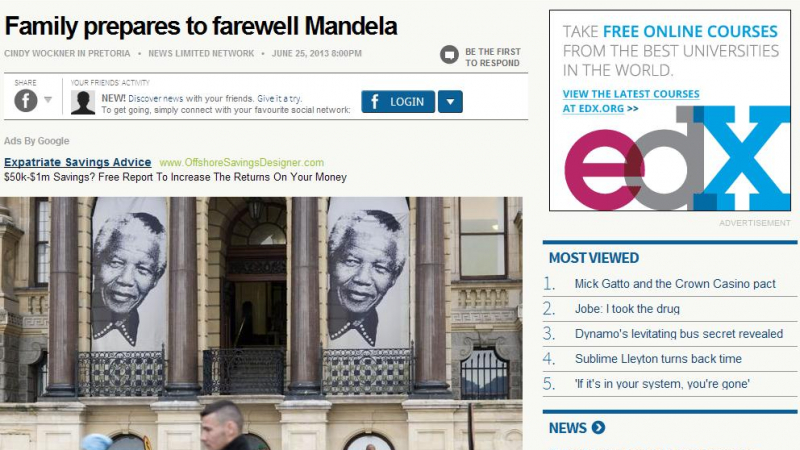 Краят на Мандела все по-близо, семейството се събра в родното му село